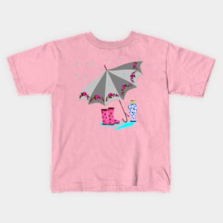 A Fancy and Vintage Umbrella Kids T-Shirt